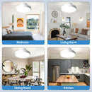 Ljojo Luxury Smart Ceiling Fan Light Remote Control Dimmable LED Chandelier