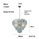 Modern Vintage Glass LED Pendant Light for Bedroom Living Room by Ljojo