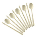 Ljojo 10Pc Silicone Cutlery & Chopsticks Set for Sushi & Desserts