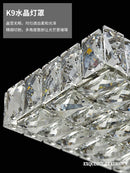 Ljojo Modern Art Decor Crystal LED Chandelier | Elegant Pendant Light for Living & Dining Room