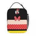 Ljojo Mickey Mouse Insulated Lunch Bag - Portable Thermal Cooler for Kids