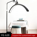 28INCH LED Half Moon Eyelash Floor lamp With Disinfection for Skincare & Tattoo by Ljojo