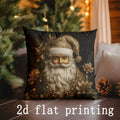 Festive Gold Christmas Pattern Pillow Covers by Ljojo - Sofa Bedroom Car Décor