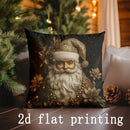Festive Gold Christmas Pattern Pillow Covers by Ljojo - Sofa Bedroom Car Décor