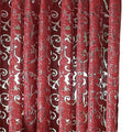 Ljojo Luxury Floral Jacquard Tulle Eyelet Curtains - European Style for Living Room