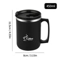 Ljojo 450ml Stainless Steel Insulated Water Cup with Seal Lid
