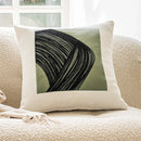 Embroidered Green Cushion Covers 45X45 - Ljojo Plush Throw Pillow for Sofa Décor