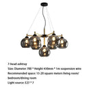 Ljojo Magic Bean Glass Pendant Light Modern Nordic Bedroom Chandelier Glass Living Room Decor