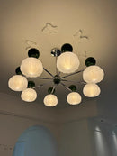 Nordic Minimalist Chandelier Modern LED Pendant Light for Living Room Dining Room by Ljojo