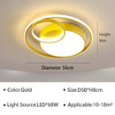 Minimalist Ring LED Ceiling Lamp for Bedroom | Modern Indoor Lighting Fixture by Ljojo
