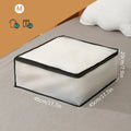 Ljojo™ Quilt Blanket Storage Bag: Folding Duvet Organizer for Closet or Under-Bed.