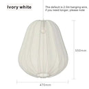 Nordic Simple LED Pendant Light Fabric Chandelier for Living Room by Ljojo