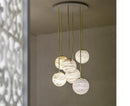 Ljojo Marble Pendant Light: Nordic Modern Luxury for Kitchen, Living Room, Bedroom, LED Coffee Shop