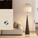 Ljojo Minimalist Cloth Cover Floor Lamp Modern Living Room Bedroom Home Decoration Light