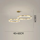 Ljojo Modern Acrylic LED Pendant Light for Living and Dining Room