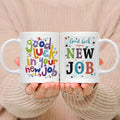 Funny Ceramic White Coffee Mug Set for Boss, Perfect Birthday & Christmas Gifts, by Ljojo.
