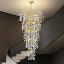 Ljojo Light Luxury Crystal Chandelier LED - French Decorative Lighting Fixtures