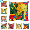 Ljojo Matisse Portrait Art Printed Cushion Cover 45X45cm