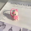 Bear Silicone Straw Cover Tops for 7-8mm Straws by Ljojo - Pink Cute Drinking Decor