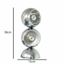 Ljojo Minimalist LED Chrome Floor Lamp | Stylish Metal Art Light