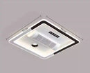Ljojo Minimalist LED Fan Ceiling Light Modern Bedroom Dining Room Chandelier Home Decor