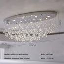 French Dining Room Crystal Led Pendant Lights - Modern Luxury Bar Hanging Lamps by Ljojo