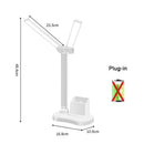 Ljojo LED Desk Lamp Dimmable Night Light USB Rechargeable Foldable Table Lamp