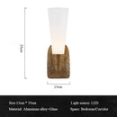 Ljojo Luxury Gold Silver Wall Sconce Glass Mirror Light