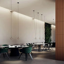 Nordic Ring Metal LED Pendant Lights Stylish Industrial Chandeliers for Homes Café Bar Hotel by Ljojo
