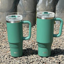Ljojo 40oz Tumbler Cup Stainless Steel Insulated Coffee Mug with Straw