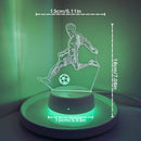 Football Fan's Dream 3D Illusion Night Light - USB Powered, Touch Control