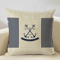 Ljojo Marine Cotton Fish Cushion Cover 45x45CM Square Home Decor Pillow Case