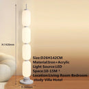 Ljojo Luxury Contemporary LED Floor Lamp for Art Deco Living Spaces