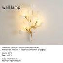 Luxury Ginkgo Leaf Chandelier Pendant Lamp for Living Room by Ljojo