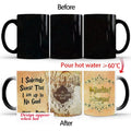 Ljojo Marauder Map Color Changing Cup Mug - Magic Heat Sensitive Tea Coffee Gift