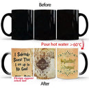Ljojo Marauder Map Color Changing Cup Mug - Magic Heat Sensitive Tea Coffee Gift