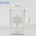 Ljojo 3D Animal Glass Cup, 350ml, Christmas Theme, Cartoon Animal Shape