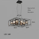 Nordic Designer Chandelier with Adjustable Lighting | Modern LED Living Room Floor Lamps by Ljojo