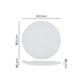 Ljojo Matte Stone Ceramic Plate Set for Molecular Cuisine and Desserts