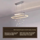Light Luxury Crystal Butterfly Pendant Living Room Lamp Designer Tea Room Dining Bedroom - Ljojo