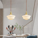 Ljojo Milky White Glass LED Pendant Chandelier - Modern Home Decor Light
