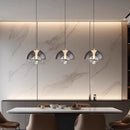 Modern LED Pendant Chandelier for Living Dining Kitchen by Ljojo - Sleek Hanging Light Fixture Home Decor