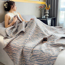 Ljojo 100% Cotton Muslin Throw Blanket - Lightweight Breathable Boho Throws