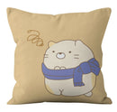 Ljojo Mini Embrace Pillowcase Household Suit 45*45cm Sofa Cushion Covers