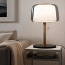 Modern Glass & Solid Wood Floor Lamp for Living Room by Ljojo - Stylish Standing Reading Light