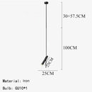 Ljojo Vertical Suspension Modern LED Pendant Light Spot Foyer Dining Room Hanging Lamp