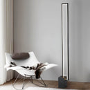Modern Rectangle LED Floor Lamp Dimmable Standing Light for Living Room by Ljojo