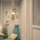 American All-copper LED Pendant Chandelier for Hotel Villa, Classical Art Lighting by Ljojo