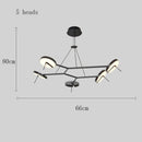 Ljojo Modern LED Chandeliers Minimalist Hanging Lamps Living Room Dining Lighting Fixtures