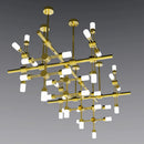 Italian LED Linear Pendant Chandelier Ljojo: Modern Home Dinning Lighting Fixture Study Bedroom Decor